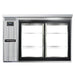 Continental BB50NSSSGDPT 50" Bar Refrigerator - 4 Sliding Glass Doors, Stainless, 115v-cityfoodequipment.com