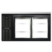 Continental BB59NSGDPT 59" Bar Refrigerator - 4 Sliding Glass Doors, Black, 115v-cityfoodequipment.com