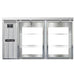 Continental BB59NSSGDPT 59" Bar Refrigerator - 4 Swinging Glass Doors, Stainless, 115v-cityfoodequipment.com
