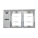 Continental BB59SNSSGDPT 59" Bar Refrigerator - 4 Swinging Glass Doors, Stainless, 115v-cityfoodequipment.com