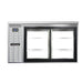 Continental BB59SNSSSGDPT 59" Bar Refrigerator - 4 Sliding Glass Doors, Stainless, 115v-cityfoodequipment.com