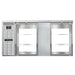 Continental BB69NSSGDPT 69" Bar Refrigerator - 4 Swinging Glass Doors, Stainless, 115v-cityfoodequipment.com