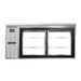 Continental BB69SNSSSGDPT 69" Bar Refrigerator - 4 Sliding Glass Doors, Stainless, 115v-cityfoodequipment.com