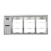 Continental BB79SNSSGDPT 79" Bar Refrigerator - 6 Swinging Glass Doors, Stainless, 115v-cityfoodequipment.com