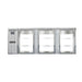 Continental BB90SNSSGDPT 90" Bar Refrigerator - 6 Swinging Glass Doors, Stainless, 115v-cityfoodequipment.com