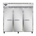 Continental 3FNSS 78" Three Section Reach In Freezer, (3) Left/right Hinge Solid Doors, 115/208-230v-cityfoodequipment.com