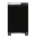 Continental BB24N 24" Bar Refrigerator - 1 Swinging Solid Door, Black, 115v-cityfoodequipment.com
