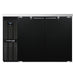 Continental BB50N 50" Bar Refrigerator - (2) Swinging Solid Doors, Black, 115v-cityfoodequipment.com