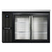 Continental BB50NSGD 50" Bar Refrigerator - (2) Sliding Glass Doors, Black, 115v-cityfoodequipment.com