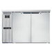 Continental BB50NSS 50" Bar Refrigerator - 2 Swinging Solid Doors, Stainless, 115v-cityfoodequipment.com