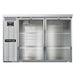 Continental BB50NSSGD 50" Bar Refrigerator - (2) Swinging Glass Doors, Stainless, 115v-cityfoodequipment.com