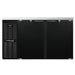 Continental BB59N 59" Bar Refrigerator - (2) Swinging Solid Doors, Black, 115v-cityfoodequipment.com