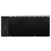 Continental BB79N 79" Bar Refrigerator - 3 Swinging Solid Doors, Black, 115v-cityfoodequipment.com