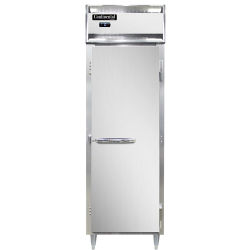 Continental D1FN 26" Designer Line One Section Reach In Freezer, (1) Right Hinge Solid Door, 115v-cityfoodequipment.com