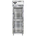 Continental D1FNSSGDHD 26" Designer Line One Section Reach In Freezer, (2) Right Hinge Glass Doors, 115v-cityfoodequipment.com