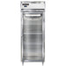 Continental D1FESNSAGD 28 1/2" Designer Line One Section Reach In Freezer, (1) Right Hinge Glass Door, 115v-cityfoodequipment.com