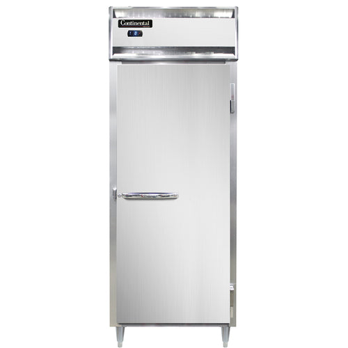 Continental D1FESNSS 28 1/2" Designer Line One Section Reach In Freezer, (1) Right Hinge Solid Door, 115v-cityfoodequipment.com