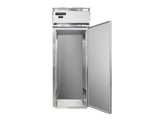 Continental D1FINSS 35 1/4" Designer Line One Section Roll In Freezer, (1) Right Hinge Solid Door, 115/208-230v-cityfoodequipment.com