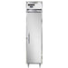 Continental D1FSENSS 17 3/4" Designer Slim Line One Section Reach In Freezer, (1) Right Hinge Solid Door, 115v-cityfoodequipment.com
