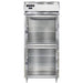 Continental D1FXNSSGDHD 36 1/4" Designer Line One Section Reach In Freezer, (2) Right Hinge Glass Doors, 115v-cityfoodequipment.com
