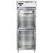 Continental D1RESNSAGDHD 28 1/2" One Section Reach In Refrigerator, (2) Right Hinge Glass Doors, Top Compressor, 115v-cityfoodequipment.com