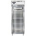 Continental D1RESNSSGD 28 1/2" One Section Reach In Refrigerator, (1) Right Hinge Glass Door, Top Compressor, 115v-cityfoodequipment.com
