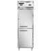 Continental D1RFSNHD 26" Designer Line One Section Commercial Combo Refrigerator Freezer - Solid Doors, Dual Temp, 115v-cityfoodequipment.com