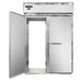 Continental D2RINSARTE 68 1/2" Two Section Roll Thru Refrigerator, (4) Left/right Hinge Solid Doors, Top Compressor, 115v-cityfoodequipment.com