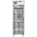Continental D1RNSSGDHD 26" One Section Reach In Refrigerator, (2) Right Hinge Glass Doors, 115v-cityfoodequipment.com