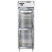 Continental D1RSNSSGDHD 26" One Section Reach In Refrigerator, (2) Right Hinge Glass Doors, Top Compressor, 115v-cityfoodequipment.com