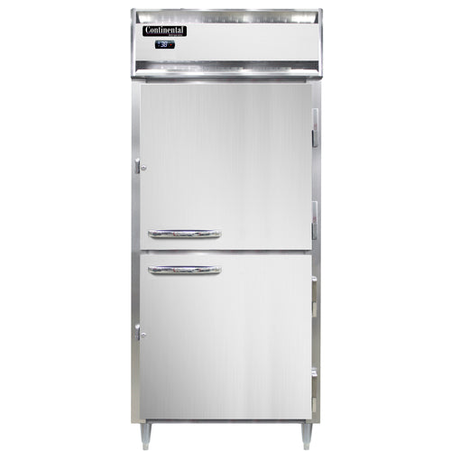 Continental D1RXNHD 36 1/4" One Section Reach In Refrigerator, (2) Right Hinge Solid Doors, Top Compressor, 115v-cityfoodequipment.com