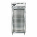 Continental D1RXNSAGD 36 1/4" One Section Reach In Refrigerator, (1) Right Hinge Glass Doors, Top Compressor, 115v-cityfoodequipment.com