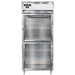Continental D1RXSNSSGDHD 36 1/4" One Section Reach In Refrigerator, (2) Right Hinge Glass Doors, Top Compressor, 115v-cityfoodequipment.com