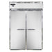 Continental D2RIN-E 68.5" Two Section Roll In Refrigerator, (2) Left/right Hinge Solid Doors, 115v-cityfoodequipment.com