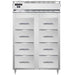 Continental D2RSNSS-F 52" Poultry & Fish File Refrigerator W/ (2) Sections & (8) Drawers, 115v-cityfoodequipment.com