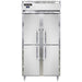 Continental D2RSESNSAHD 36 1/4" Two Section Reach In Refrigerator, (4) Left/right Hinge Solid Doors, Top Compressor, 115v-cityfoodequipment.com