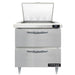 Continental D32N12M-D 32" Designer Line Sandwich/salad Prep Table W/ Refrigerated Base, 115v-cityfoodequipment.com