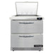 Continental D32N12M-FB-D 32" Designer Line Sandwich/salad Prep Table W/ Refrigerated Base, 115v-cityfoodequipment.com