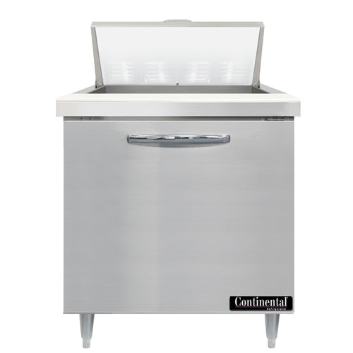 Continental D32N8 32" Designer Line Sandwich/Salad Prep Table w/ Refrigerated Base, 115v-cityfoodequipment.com