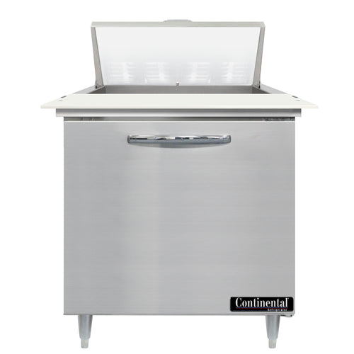 Continental D32N8C 32" Designer Line Sandwich/Salad Prep Table w/ Refrigerated Base, 115v-cityfoodequipment.com