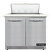 Continental D36N8C-FB 36" Designer Line Sandwich/Salad Prep Table w/ Refrigerated Base, 115v-cityfoodequipment.com