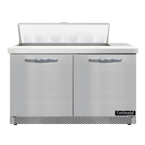 Continental D48N10-FB 48" Designer Line Sandwich/Salad Prep Table w/ Refrigerated Base, 115v-cityfoodequipment.com