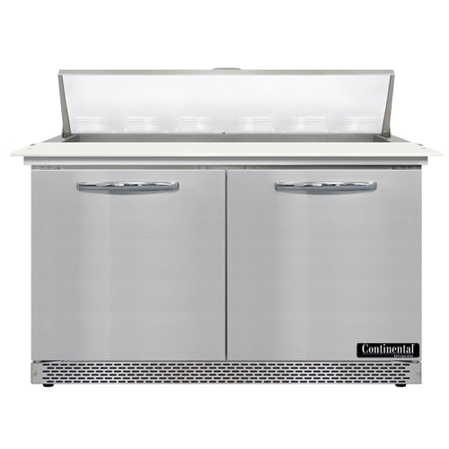 Continental D48N12C-FB 48" Designer Line Sandwich/Salad Prep Table w/ Refrigerated Base, 115v-cityfoodequipment.com
