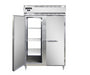 Continental D2RFNSAPT 52" Designer Line Two Section Commercial Combo Refrigerator Freezer - Solid Doors, Dual Temp, 115v-cityfoodequipment.com