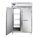 Continental D2RFNPT 52" Designer Line Two Section Commercial Combo Refrigerator Freezer - Solid Doors, Dual Temp, 115v-cityfoodequipment.com