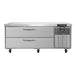 Continental D60GFN 60" Chef Base Freezer w/ (2) Drawers - 115v-cityfoodequipment.com