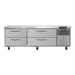 Continental D72GN 72" Chef Base w/ (4) Drawers - 115v-cityfoodequipment.com