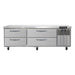 Continental D72GFN 72" Chef Base Freezer w/ (4) Drawers - 115v-cityfoodequipment.com