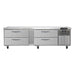 Continental D84GN 84" Chef Base w/ (4) Drawers - 115v-cityfoodequipment.com