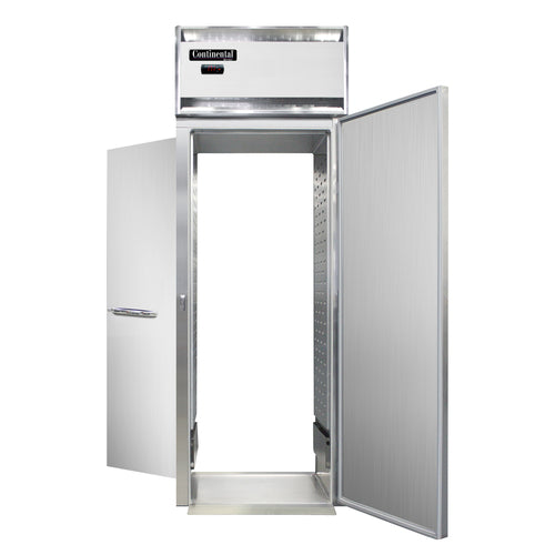 Continental DL1WI-RT-E Full Height Insulated Roll Thru Heated Cabinet w/ (1) Rack Capacity, 208-230v/1ph-cityfoodequipment.com